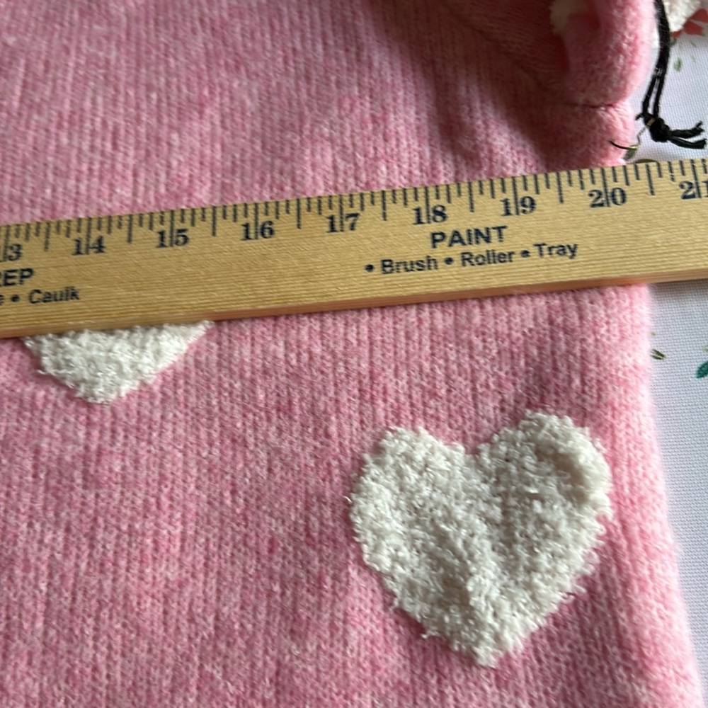 Cupcakes and Cashmere Crew Sweater Medium NWT Women’s Pink & White So Soft 🩷🤍🩷 - Picture 7 of 13